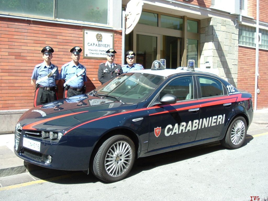 Alfa 159 carabinieri di Alassio