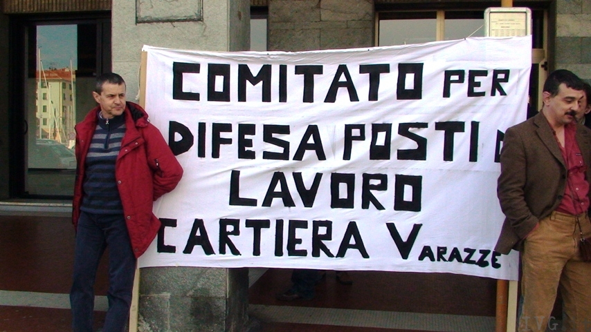 Savona - cartiera varazze protesta