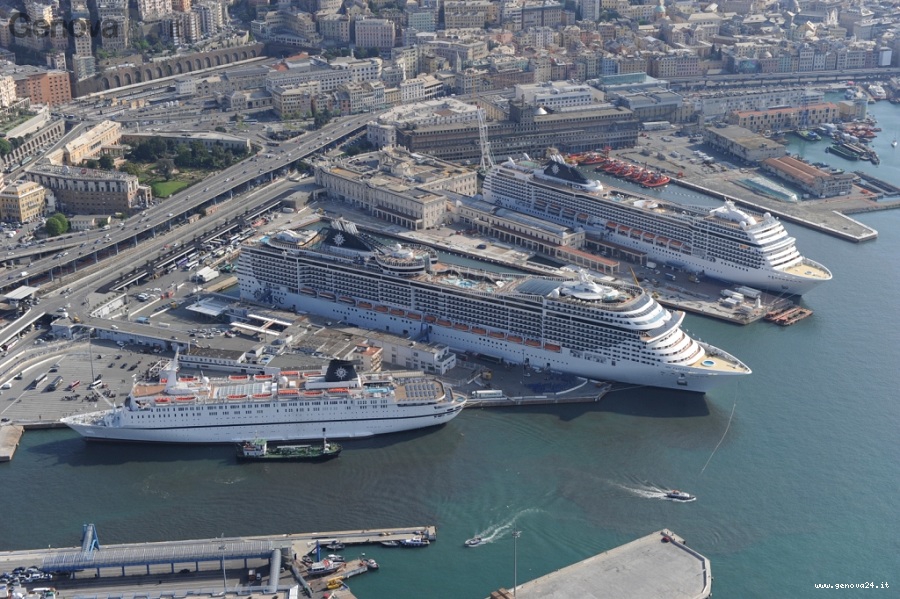 msc crociera - terminal traghetti - porto di genova