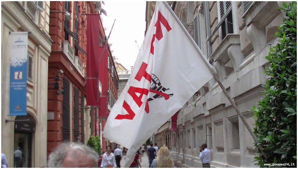 Genova - protesta e conferenza terzo valico
