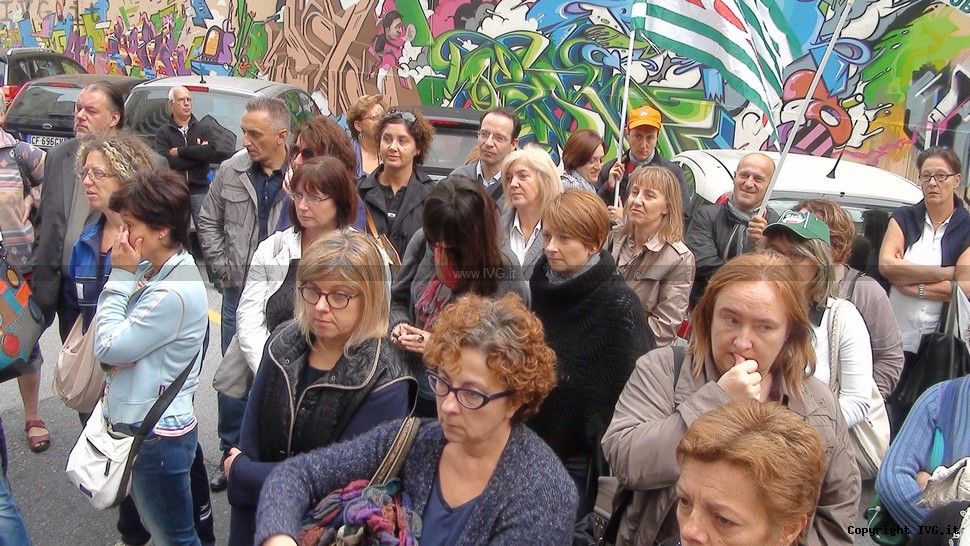 Savona - manifestazione sanita' ottobre