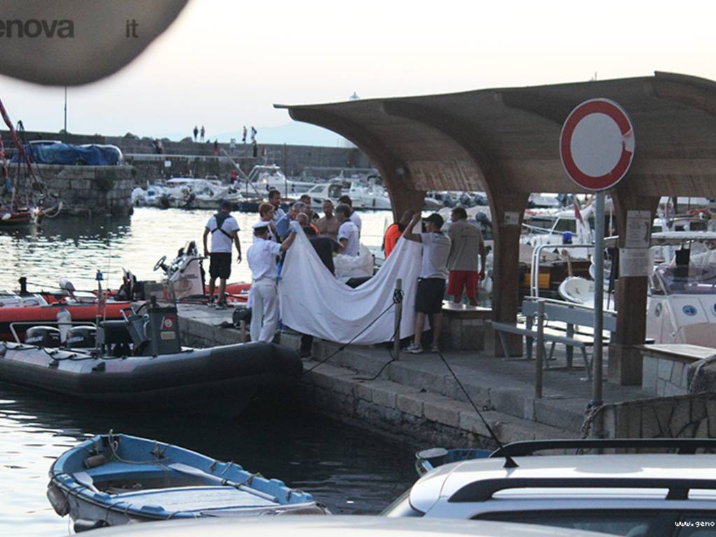 camogli donna uccisa yacht