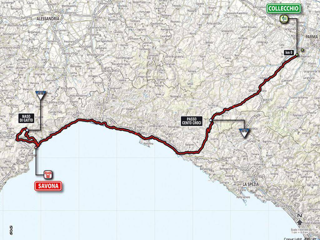 Collecchio-Savona tappa Giro 2014