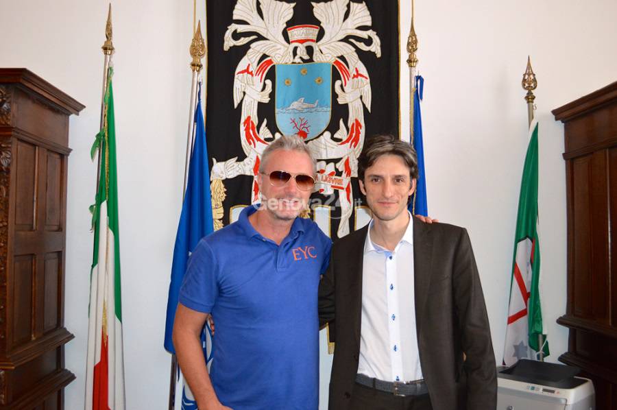 Eddie Irvine e Paolo Donadoni