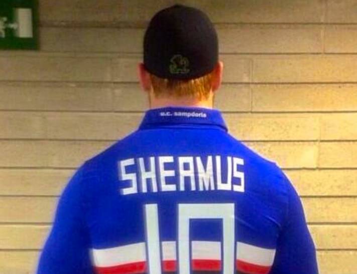 Il campione Sheamus (Foto da www.WorldOfWrestling.it)