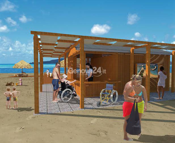 Progetto spiaggia disabili a Chiavari