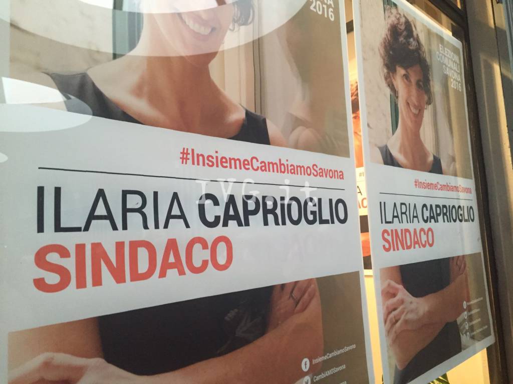 Savona 2016, inaugurato il point elettorale di Ilaria Caprioglio