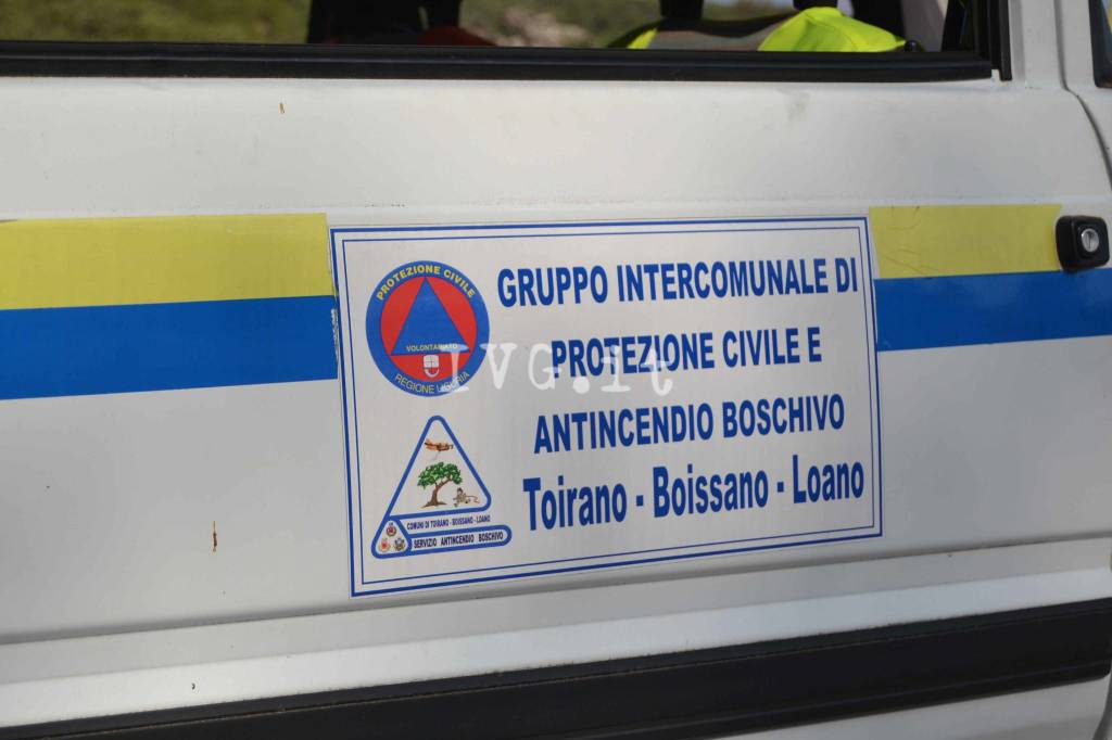 Esercitazione di protezione civile a Toirano
