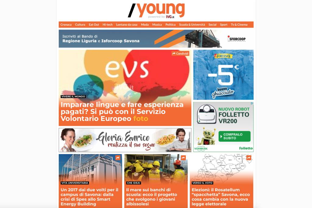 homepage young