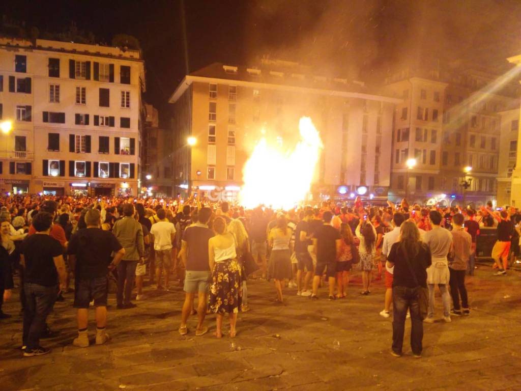 Rhapsody of Fire in piazza Matteotti 