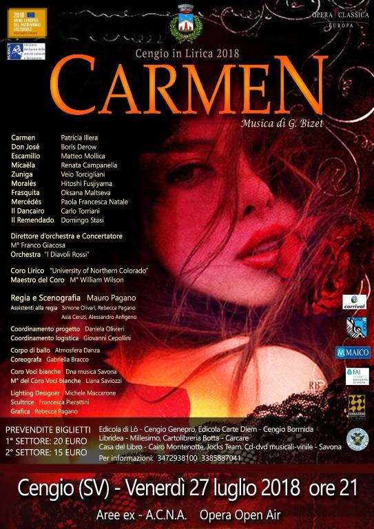 Carmen Bizet Cengio in Lirica