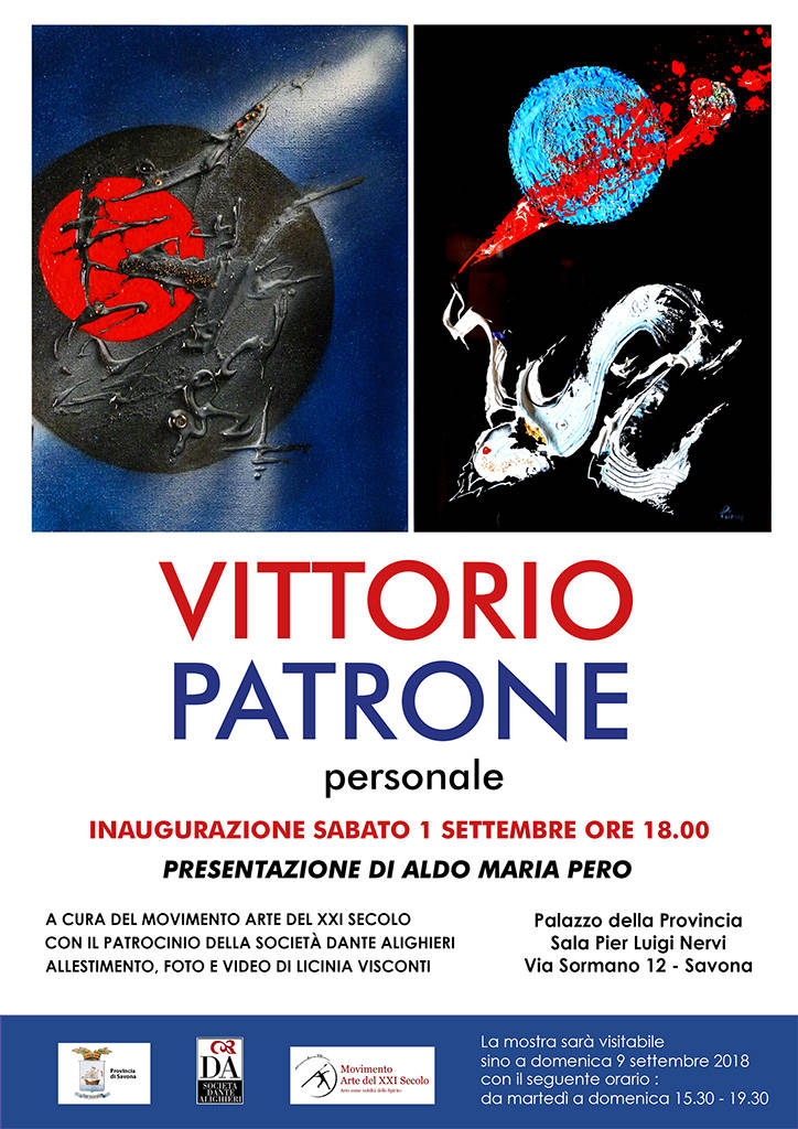 Mostra artista savonese Vittorio Patrone