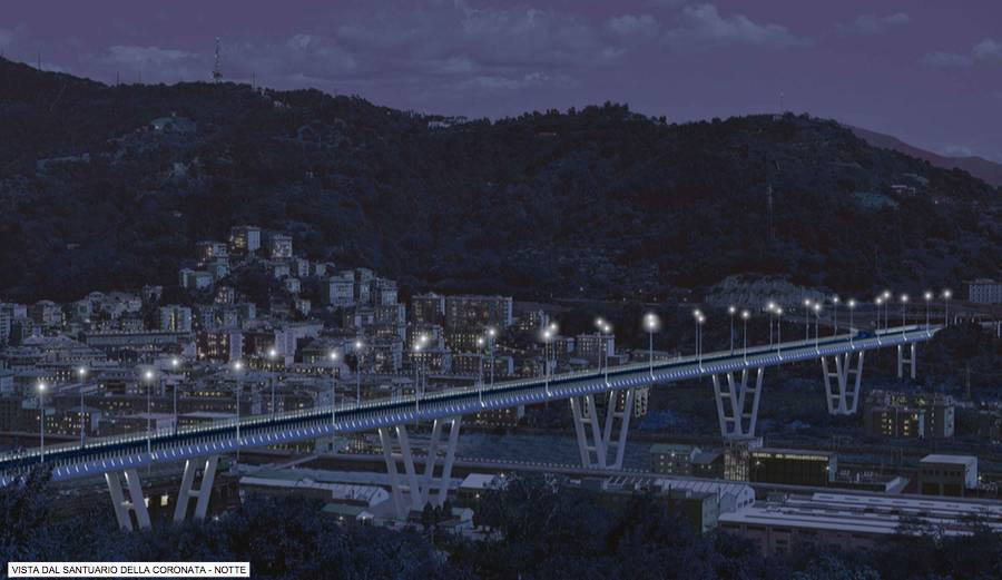Ponte, progetto Autostrade per nuovo viadotto Polcevera