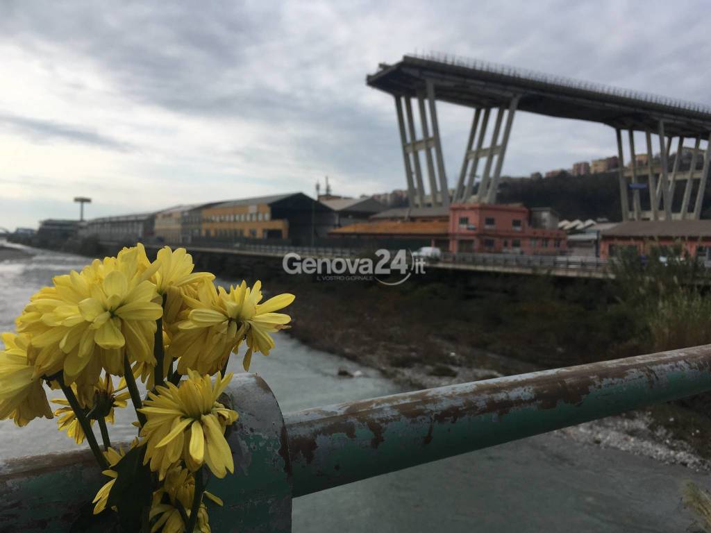 A tre mesi dal crollo del ponte Morandi il ricordo delle vittime