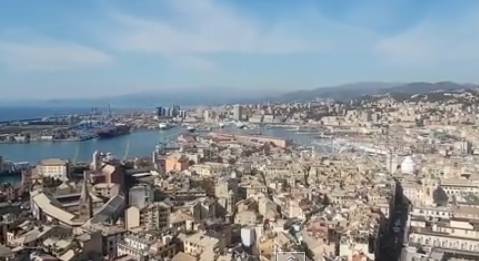 genova panorama centro storico porto città