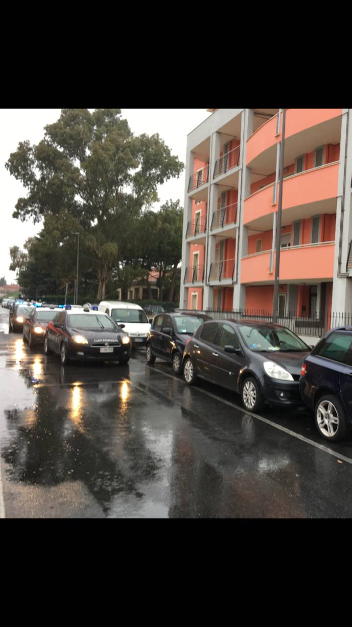 Carabinieri palazzine via Milano Albenga