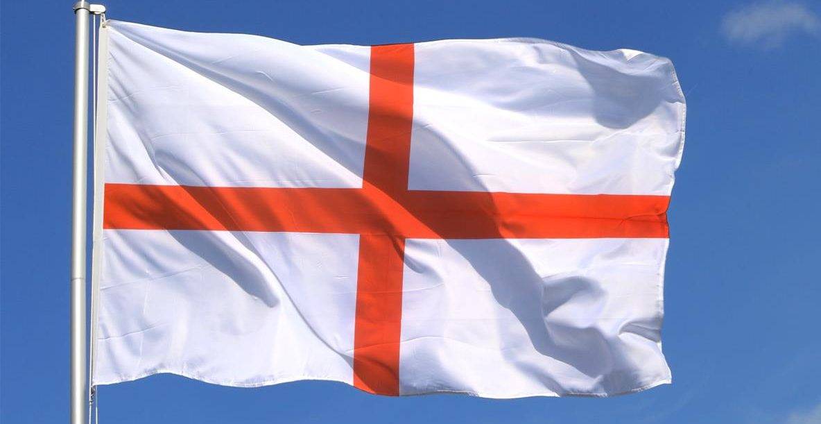 Bandiera di San Giorgio Bandiera inglese 2,44 m x M 1,52 Bandiera grande
