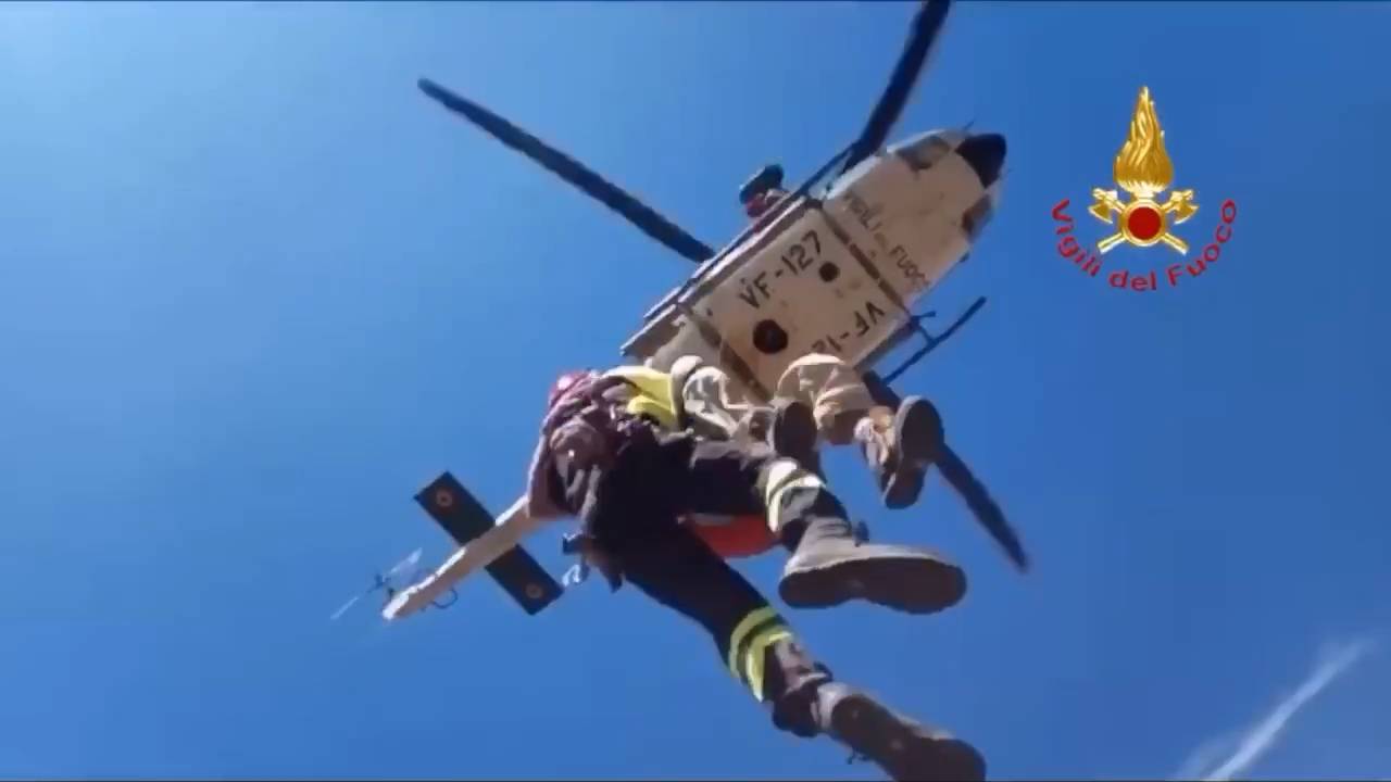 Soccorso escursionista elisoccorso elicottero
