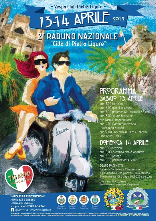 Raduno Vespa Club Italia Pietra Ligure 2019