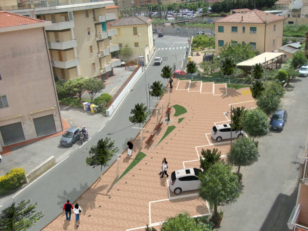 Nuova piazza Marconi Pietra