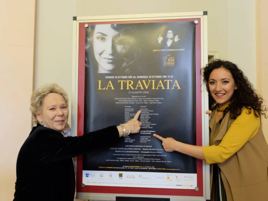 Savona "La Traviata" Renata Scotto regista e Rosa Feola soprano