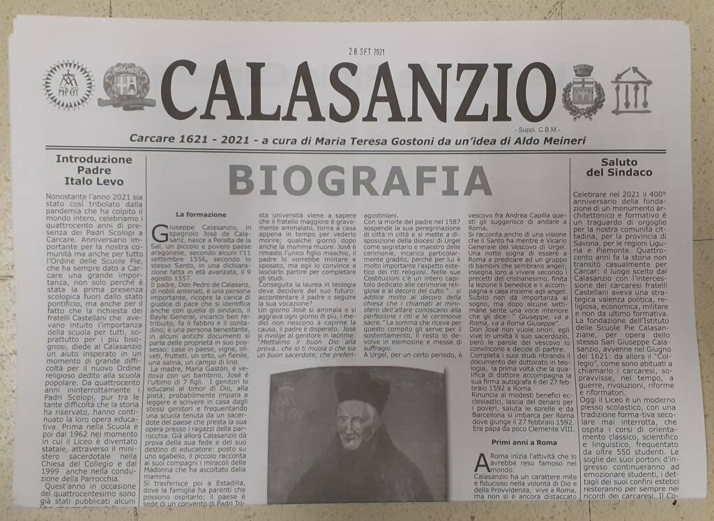Notiziario Calasanzio