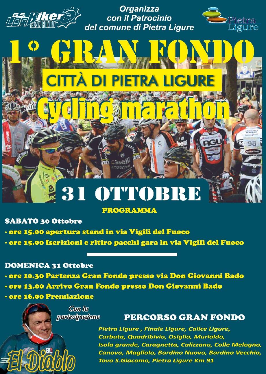 Gran Fondo Città di Pietra Ligure Cycling Marathon 2021