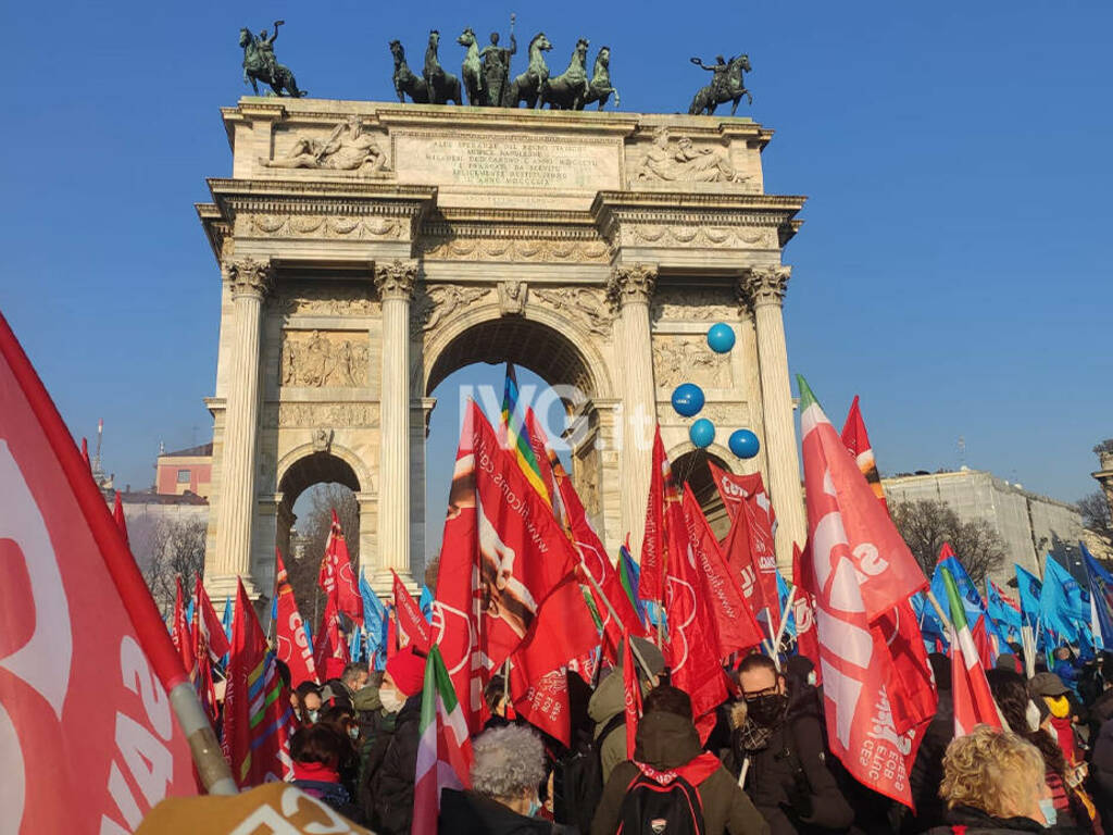 Cgil sciopero generale 16 dicembre 2021 Milano