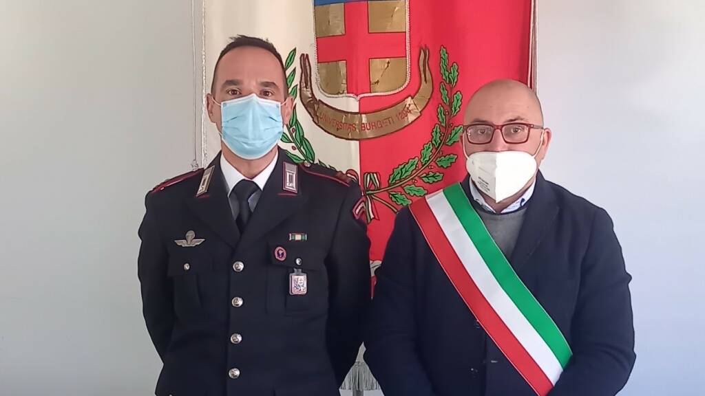 Nuovo comandante Borghetto carabinieri cc