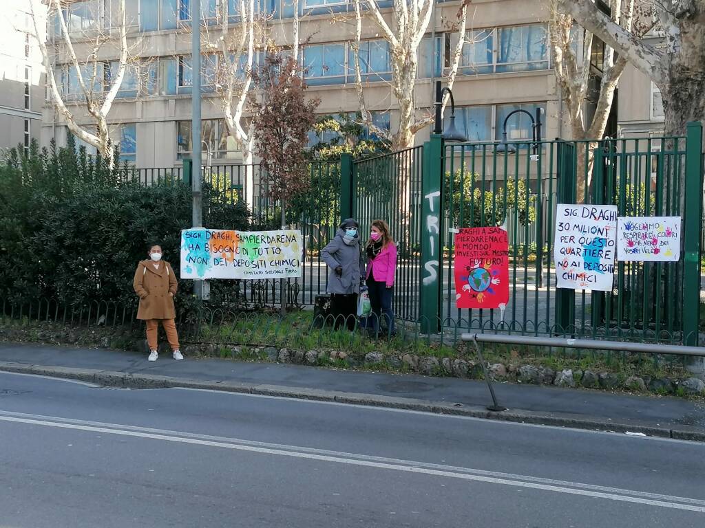 protesta scuola Firpo Draghi