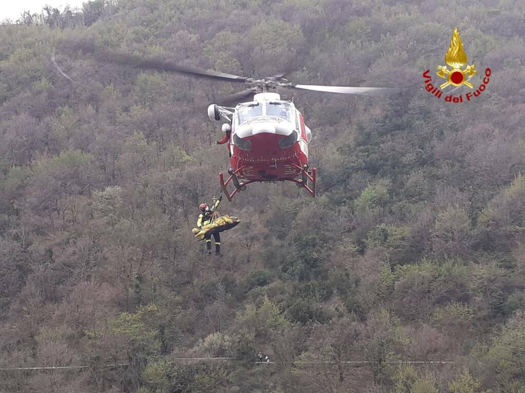 elisoccorso elicottero vigili del fuoco