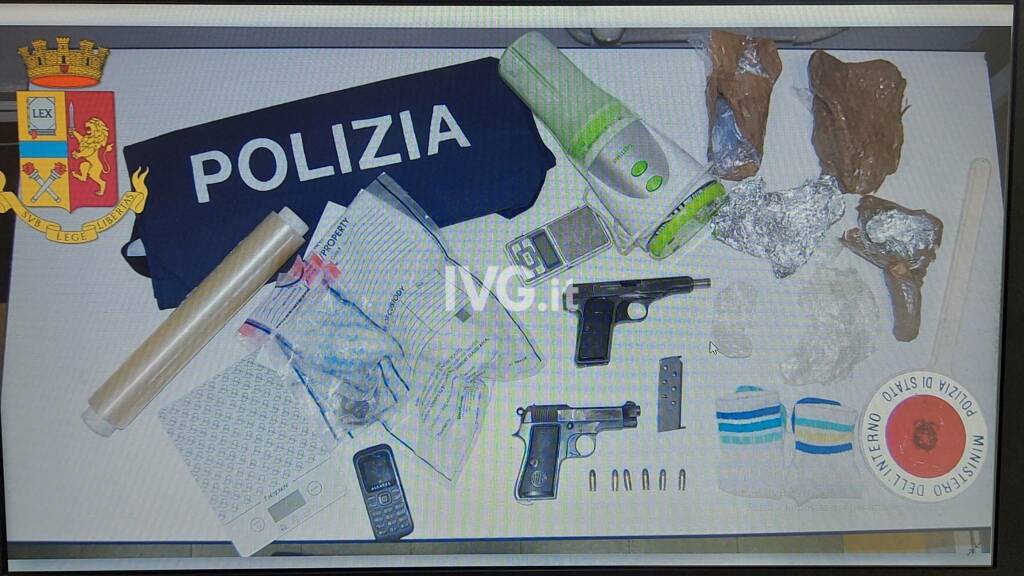 Pistole e droga sequestrati Savona