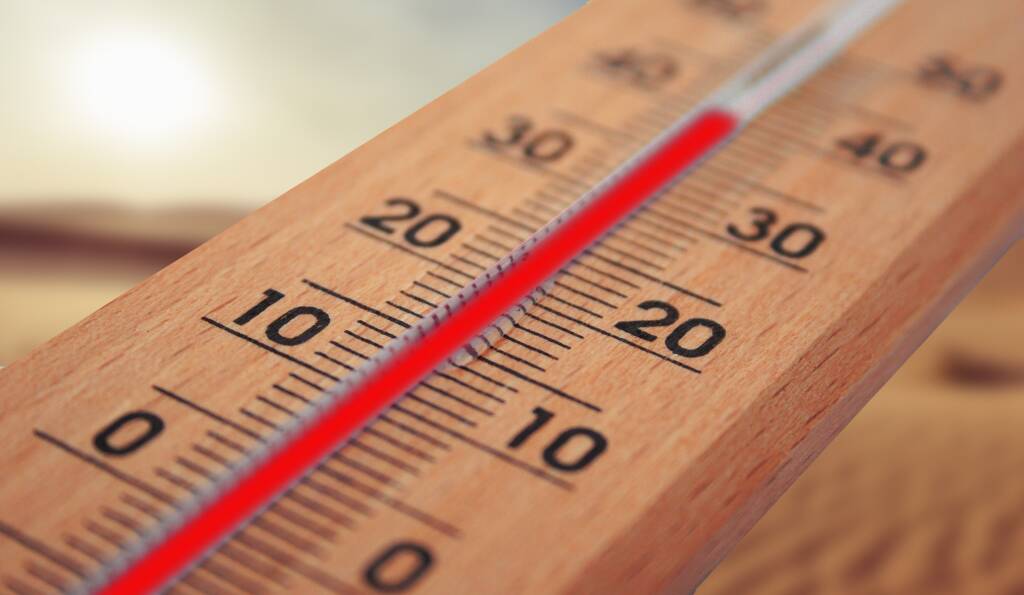 termometro caldo estate temperature