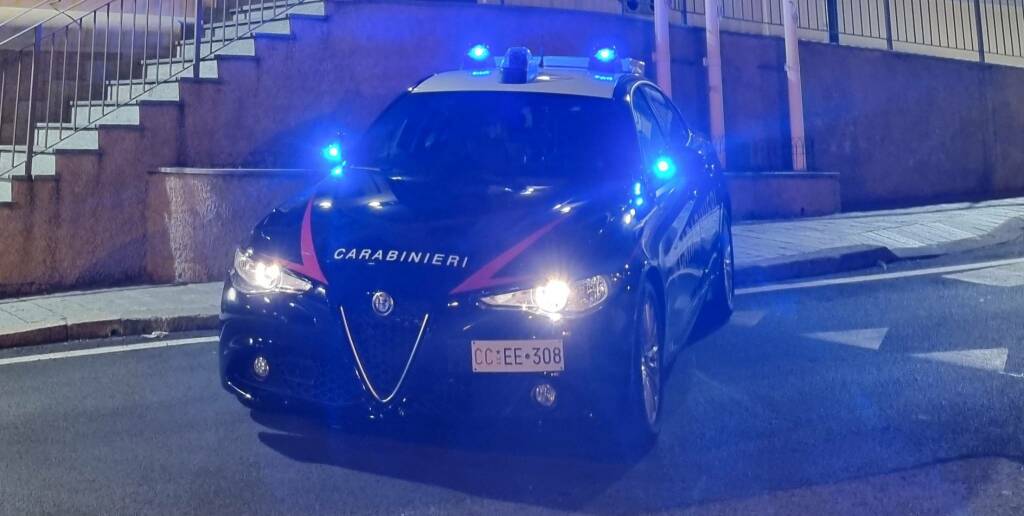 Carabinieri Savona Notte