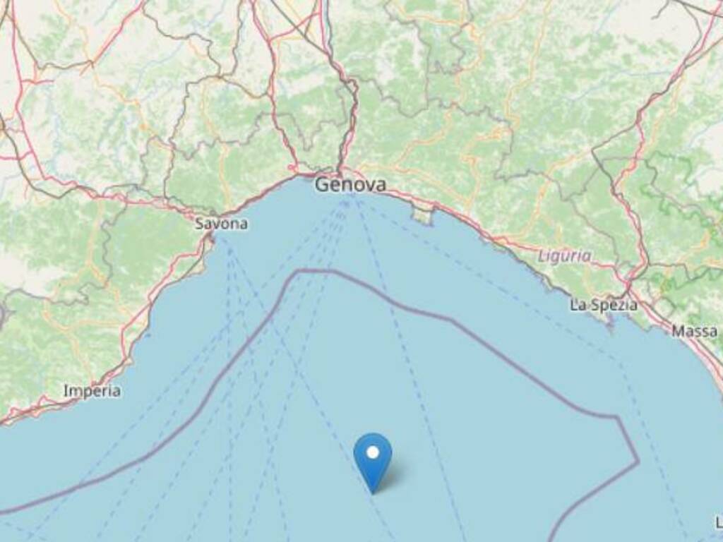 Terremoto Mar Ligure