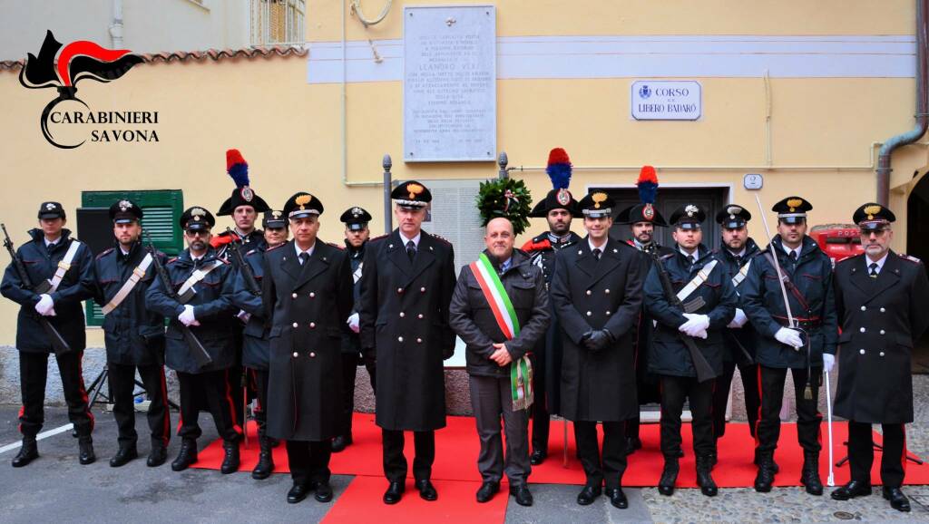 La commemorazione del carabiniere Leandro Veri