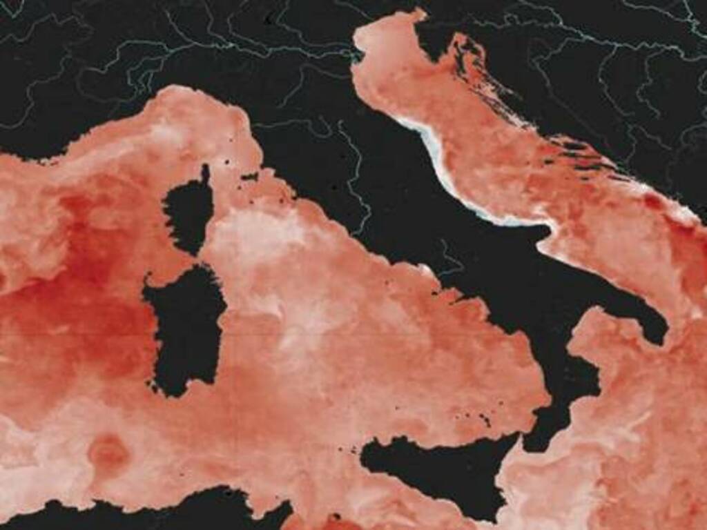 riscaldamento mare copernicus mar ligure mediterraneo