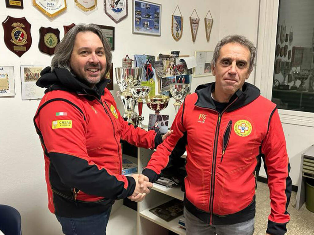 Fabrizio Masella e Roberto Canese soccorso alpino