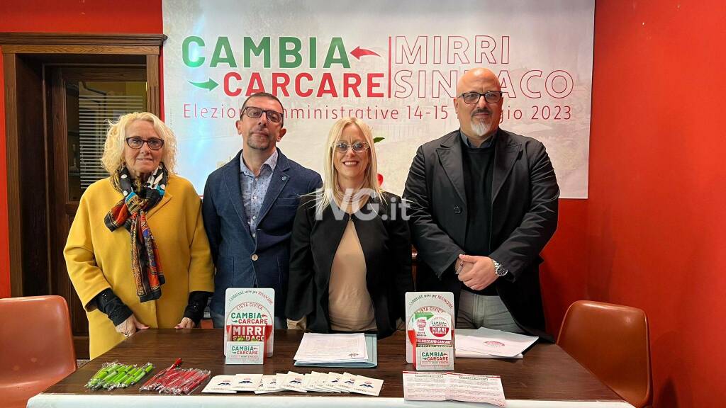 Cambia Carcare - Adriana Ventura, Tiziana Cagnone, Enrico Casanova e Igor Verdirame