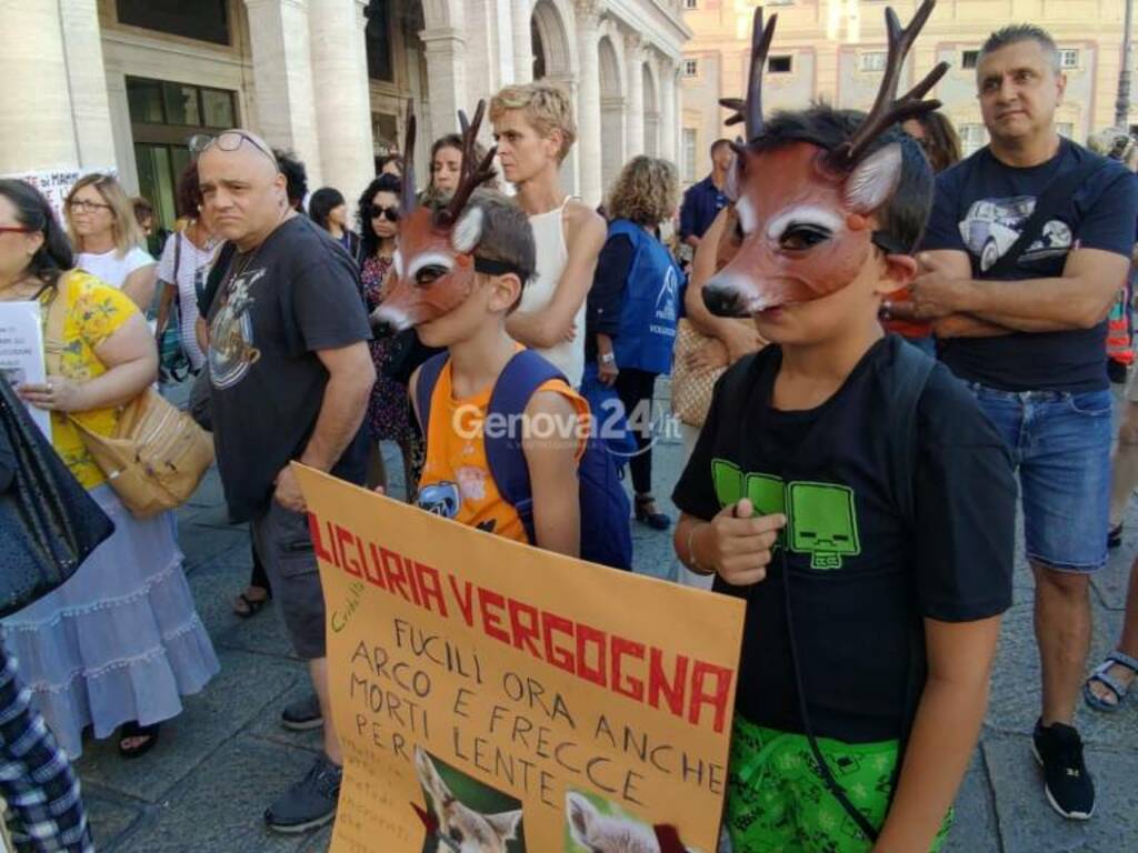 Manifestazione contro la caccia