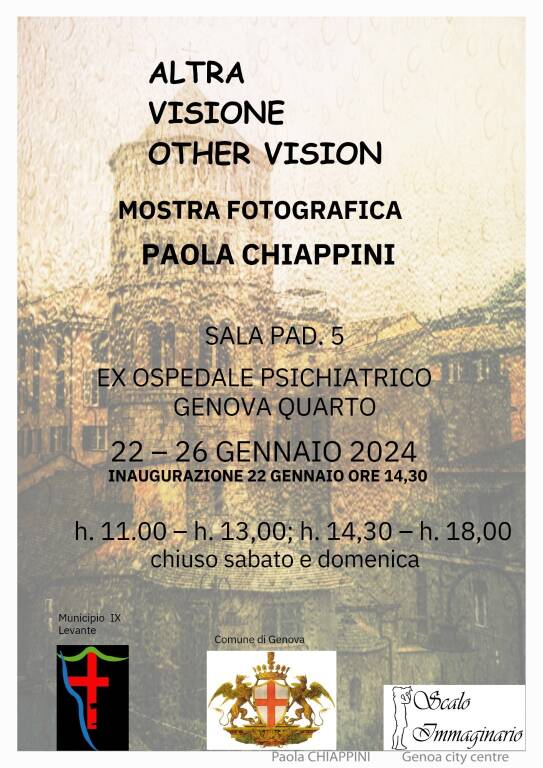 Genova "Altra visione" mostra fotografica Paola Chiappini