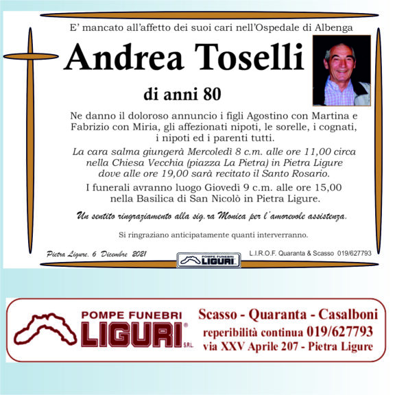 LUTTO TOSELLI